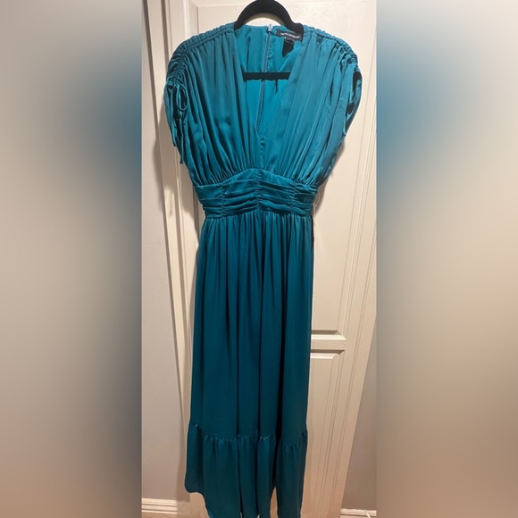 FRENCH CONNECTION Maxi Dress Polyester Women’s Size 6US Color: Ocean Depth NWT - Picture 4 of 16